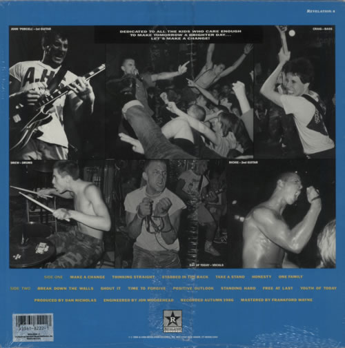 Youth Of Today - Break Down The Walls LP 【公式通販】